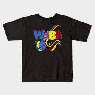 WNBA | Colorful | Kids Basketball | V5 Kids T-Shirt